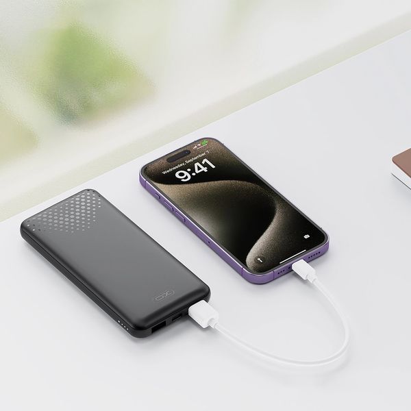 Універсальна мобільна батарея XO PB312 10000mAh 10W Black 567612 фото
