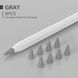 Чохол TPU Goojodoq для наконечника стілус Apple Pencil (1-2 покоління) (8шт) Grey (1005001835985075G) 380811 фото 1