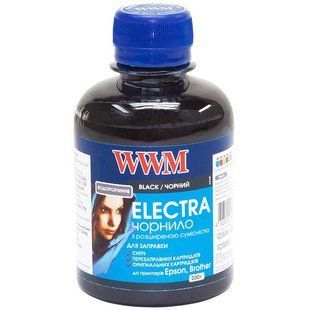 Чорнило WWM EPSON Universal Electra для Epson серій Stylus C/CX, T/TX, S/SX, Stylus Office B/BX, T/TX, Stylus Photo, Stylus Photo R/RX, T/TX, P/PX Black (EU/B) 200г 27645 фото