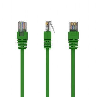 Патч-корд UTP Cablexpert (PP12-0.5M/G) літий, 50u "штекер із засувкою, 0.5 м, зелений 162939 фото