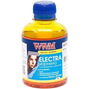 Чорнило WWM EPSON Universal Electra для Epson серій Stylus C/CX, T/TX, S/SX, Stylus Office B/BX, T/TX, Stylus Photo, Stylus Photo R/RX, T/TX, P/PX Yellow (EU/Y) 200г 27648 фото