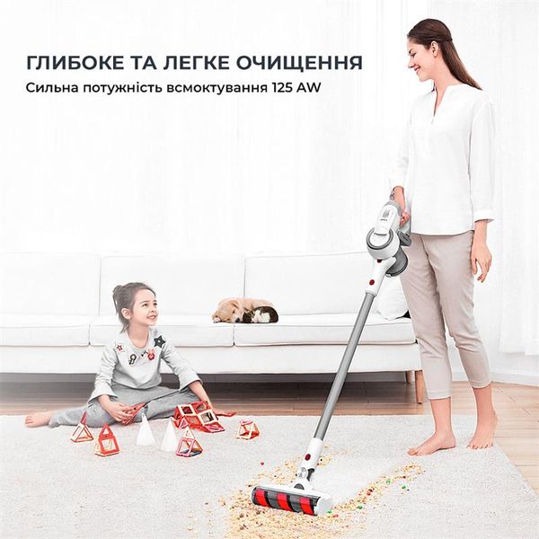 Акумуляторний пилосос Jimmy Wireless Vacuum Cleaner Silver (JV53S) 297660 фото