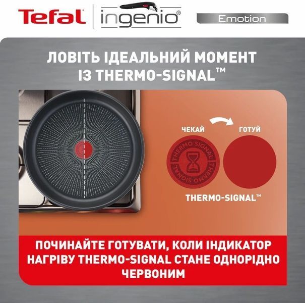Набір посуду Tefal Ingenio Emotion 13 предметів (L897SD74) 520299 фото