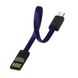 Кабель ColorWay USB - micro USB (M/M), 2.4 А, 0.22 м, Blue (CW-CBUM022-BL) 305916 фото 3