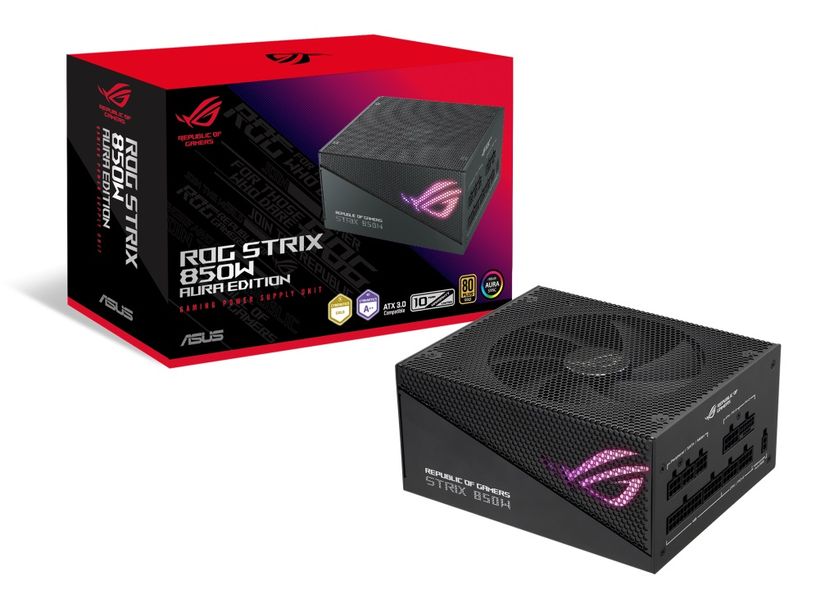 Блок живлення Asus ROG Strix PCIE5 850W Gold Aura Edition (90YE00P2-B0NA00) 457835 фото