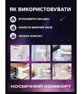 Електрична щітка для прибирання з акумулятором Ikos 10977-DAH 578306 фото