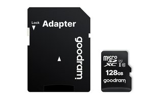 Карта пам`яті MicroSDXC 128GB UHS-I Class 10 Goodram + SD-adapter (M1AA-1280R12) 240338 фото