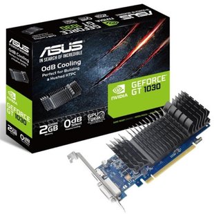 Відеокарта GF GT 1030 2GB GDDR5 Asus (GT1030-SL-2G-BRK) 182297 фото