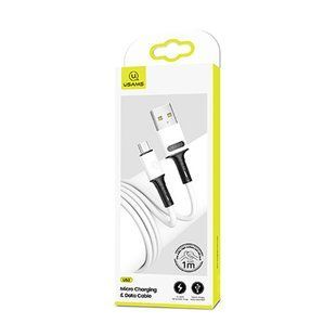 Кабель Usams US-SJ435 USB - Micro USB (M/M), 1 м, White (SJ435USB01) 510753 фото