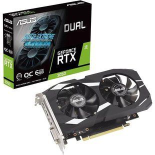 Відеокарта GF RTX 3050 6GB GDDR6 Dual OC Asus (DUAL-RTX3050-O6G) 493567 фото