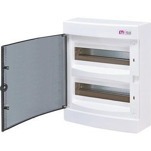Розподільний щит ETI ECT 24PT (24 модуля прозорі дверцята) (1101003) 601272 фото