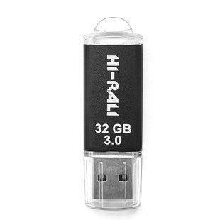 Флеш-накопичувач USB3.0 32GB Hi-Rali Rocket Series Black (HI-32GB3VCBK) 304944 фото