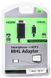 Кабель PowerPlant (KD00AS1239) microUSB-HDMI, 1.8м, Black 184465 фото 1