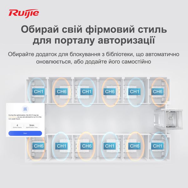 Точка доступу Ruijie Reyee RG-RAP1200(F) 339390 фото