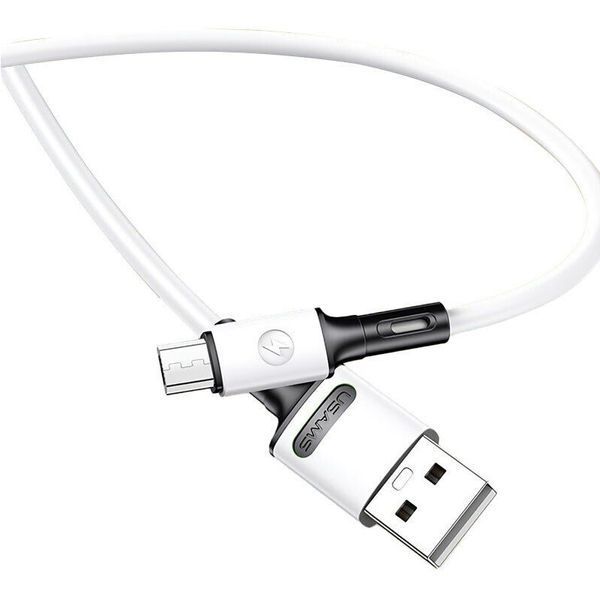 Кабель Usams US-SJ435 USB - Micro USB (M/M), 1 м, White (SJ435USB01) 510753 фото