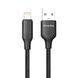 Кабель ColorWay USB - Lightning (M/M), TPE embossed, 3А, 2 м, Black (CW-CBUL102-BK) 604322 фото 1
