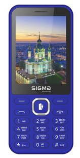 Мобiльний телефон Sigma mobile X-style 31 Power Type-C Dual Sim Blue 448247 фото