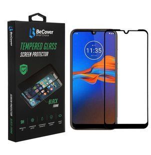 Захисне скло BeCover для Motorola Moto E6i Black (706654) 373516 фото