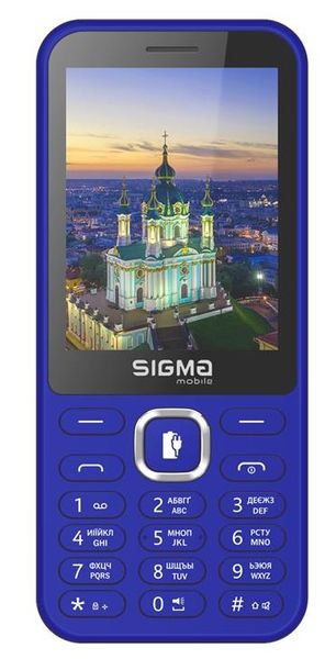 Мобiльний телефон Sigma mobile X-style 31 Power Type-C Dual Sim Blue 448247 фото