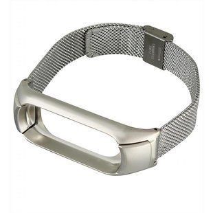 Ремінець BeCover Metal для Xiaomi Mi Smart Band 5/Mi Smart Band 6 Silver (705147) 324438 фото