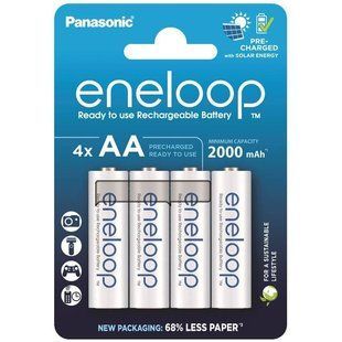 Акумулятори Panasonic Eneloop AA/HR06 NI-MH 2000 mAh BL 4 шт 553031 фото