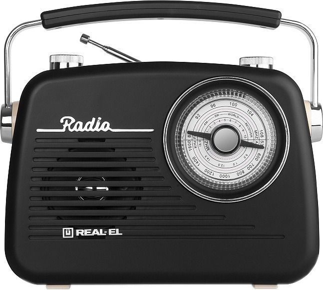 Радіоприймач REAL-EL X-540 Black-Yellow 481787 фото