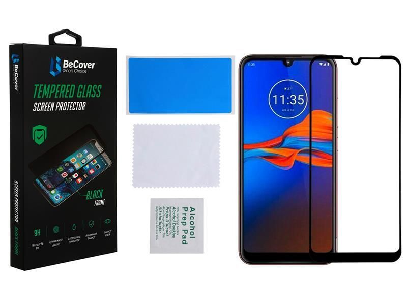 Захисне скло BeCover для Motorola Moto E6i Black (706654) 373516 фото