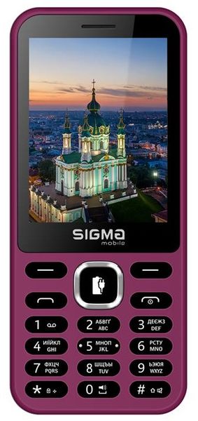 Мобiльний телефон Sigma mobile X-style 31 Power Type-C Dual Sim Purple 448250 фото