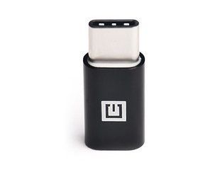 Адаптер REAL-EL micro USB - USB Type-C (F/M), Black (EL123500018) 449232 фото