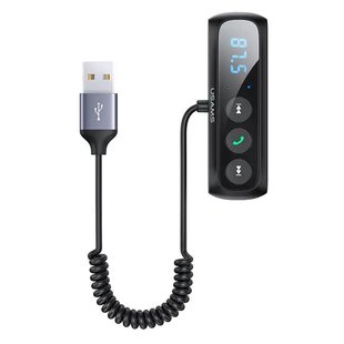 FM-трансмітер Usams US-SJ503 (Bluetooth V5.0) Black (SJ503JSQ01) 511036 фото