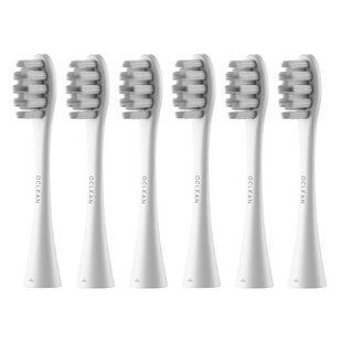 Насадка для зубної електрощітки Oclean P1S12 W06 Gum Care Brush Head White (6 шт) (6970810552263) 424830 фото