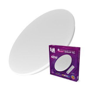 Світильник стельовий з пультом ДК ELM Sirius 48W 3000-6500К IP20 26-0075 448995 фото
