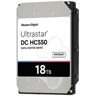 Накопичувач HDD 3.5" SATA 18.0TB WD Ultrastar DC HC550 7200rpm 512MB (0F38459) 348476 фото