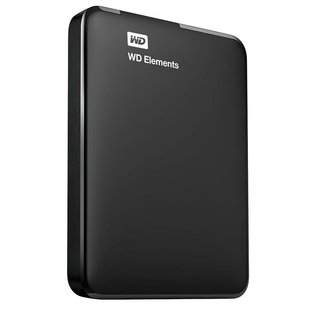 Зовнішній жорсткий диск 2.5" USB 1.0TB WD Elements Black (WDBUZG0010BBK-WESN) 186015 фото