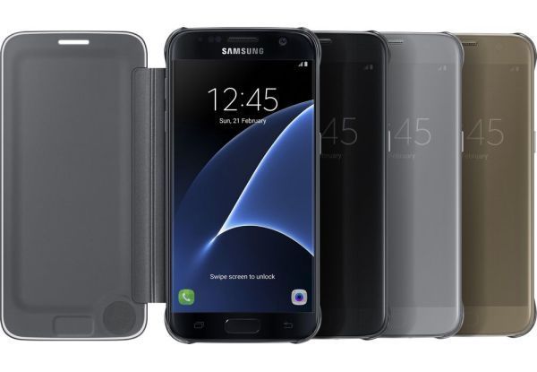Чохол-книжка Samsung Clear View Cover для Samsung Galaxy S7 Edge SM-G935 Black (EF-ZG935CBEGRU) 142811 фото