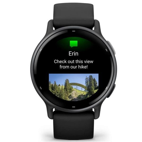 Смарт-годинник Garmin Vivoactive 5 Slate Aluminum Bezel with Black Case and Silicone Band (010-02862-5A) 548816 фото