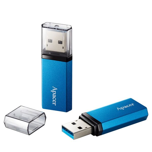 Флеш-накопичувач USB3.2 64GB Apacer AH25C Ocean Blue (AP64GAH25CU-1) 471960 фото