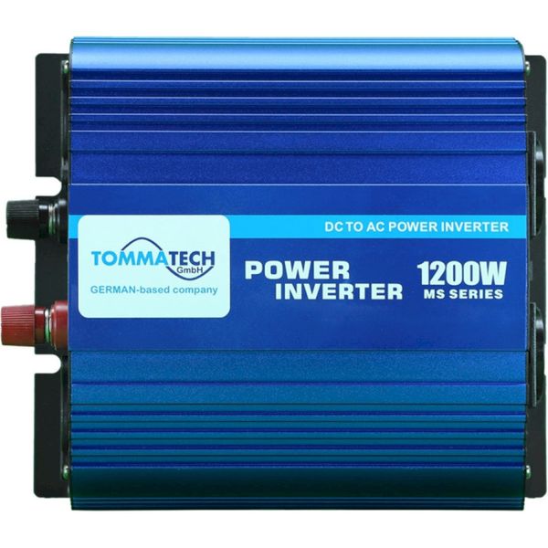 Інвертор напруги TommaTech MS-1200, 12V/220V, 1200W (MS-1200/29445) 444433 фото