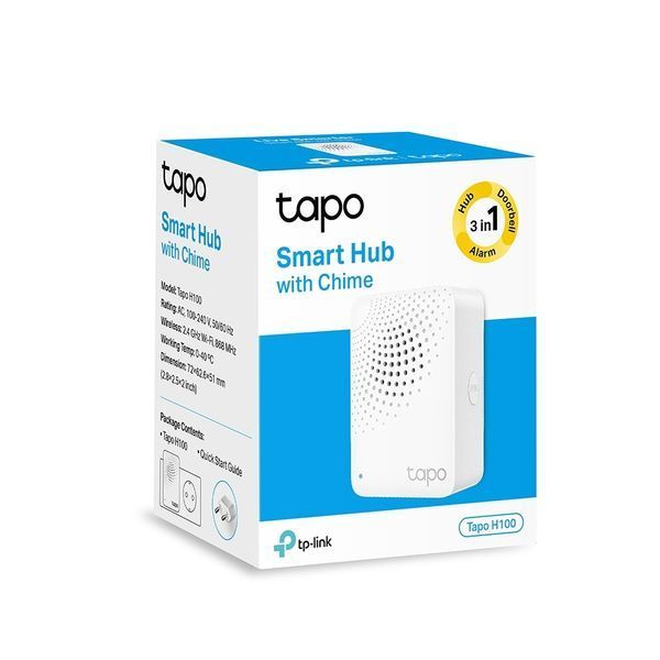 Розумний хаб із дзвінком TP-Link Tapo H100 587834 фото