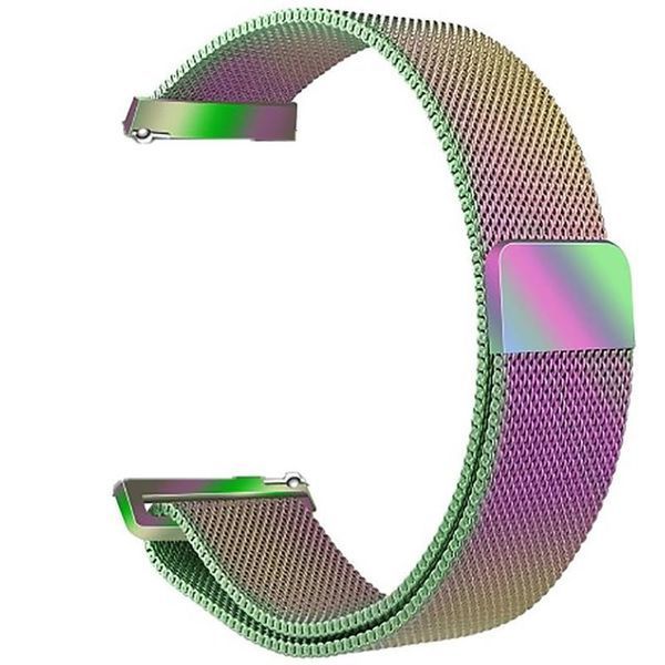 Ремінець BeCover Milanese Style для Samsung Galaxy (20mm)/Watch 5/ Watch 4 40/44mm/Watch 4 Classic 42mm/Watch Active/Active 2 40/44mm/Watch 3 41mm/Gear S2/Classic/Gear Sport Rainbow (707678) 425914 фото