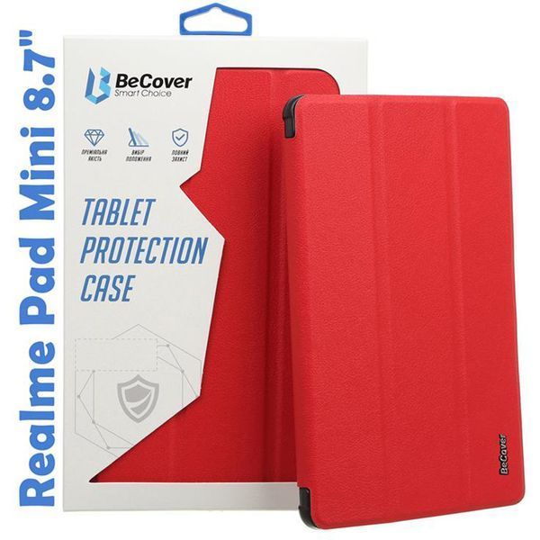 Чохол-книжка BeCover Smart для Realme Pad Mini 8.7" Red (708260) 452865 фото