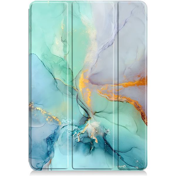 Чохол-книжка BeCover Soft Edge TPU для Xiaomi Redmi Pad SE 8.7 Green Marble (712574) 552166 фото