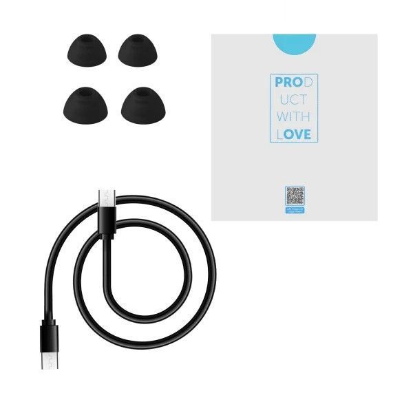 Bluetooth-гарнітура Proove X-Go TWS (APP) Black (TWXG0001AP01) 617601 фото
