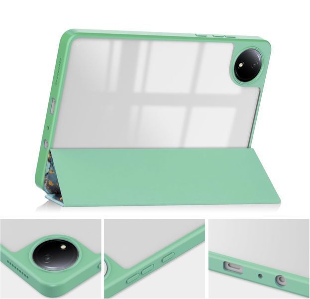 Чохол-книжка BeCover Soft Edge TPU для Xiaomi Redmi Pad SE 8.7 Green Marble (712574) 552166 фото