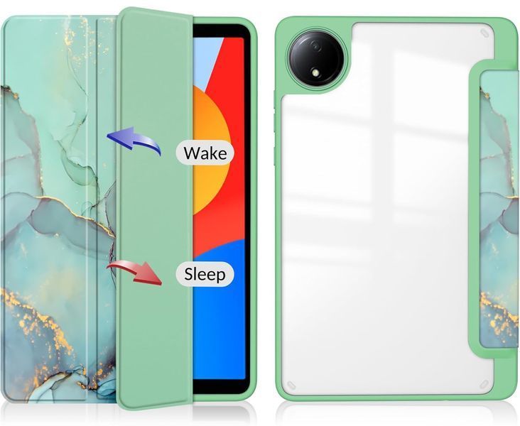 Чохол-книжка BeCover Soft Edge TPU для Xiaomi Redmi Pad SE 8.7 Green Marble (712574) 552166 фото