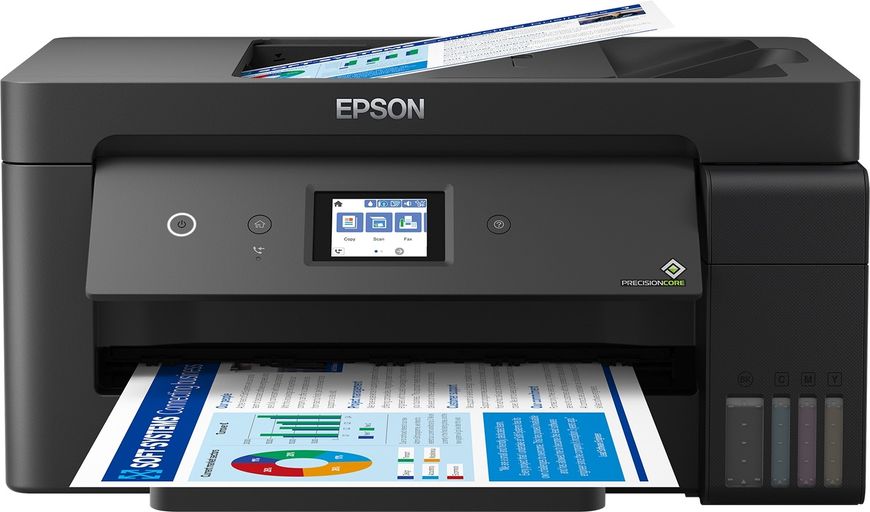 Багатофункціональний пристрій А3 кол. Epson L14150 Фабрика друку з WI-FI (C11CH96404) 340422 фото