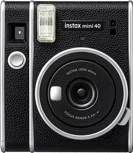 Фотокамера миттєвого друку Fujifilm Instax Mini 40 Black (16696863) 529204 фото