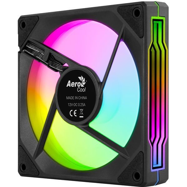 Вентилятор AeroCool Phantom M-3 Reverse 12 PWM ARGB Black (ACF3-MR11227.11) 547790 фото