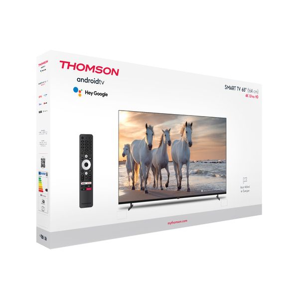 Телевiзор Thomson Android TV 65" UHD 65UA5S13 507637 фото