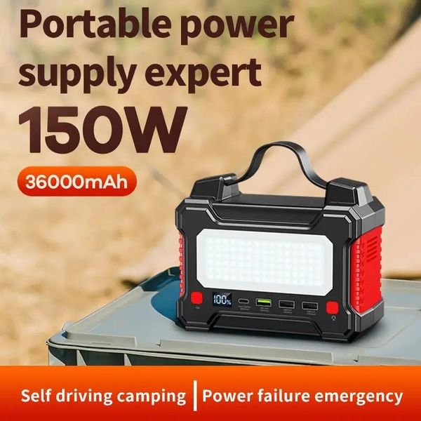 Зарядна станція Remax RPP-325 Tank Series 150W 36000mAh Black-Red (6954851243069) 515399 фото